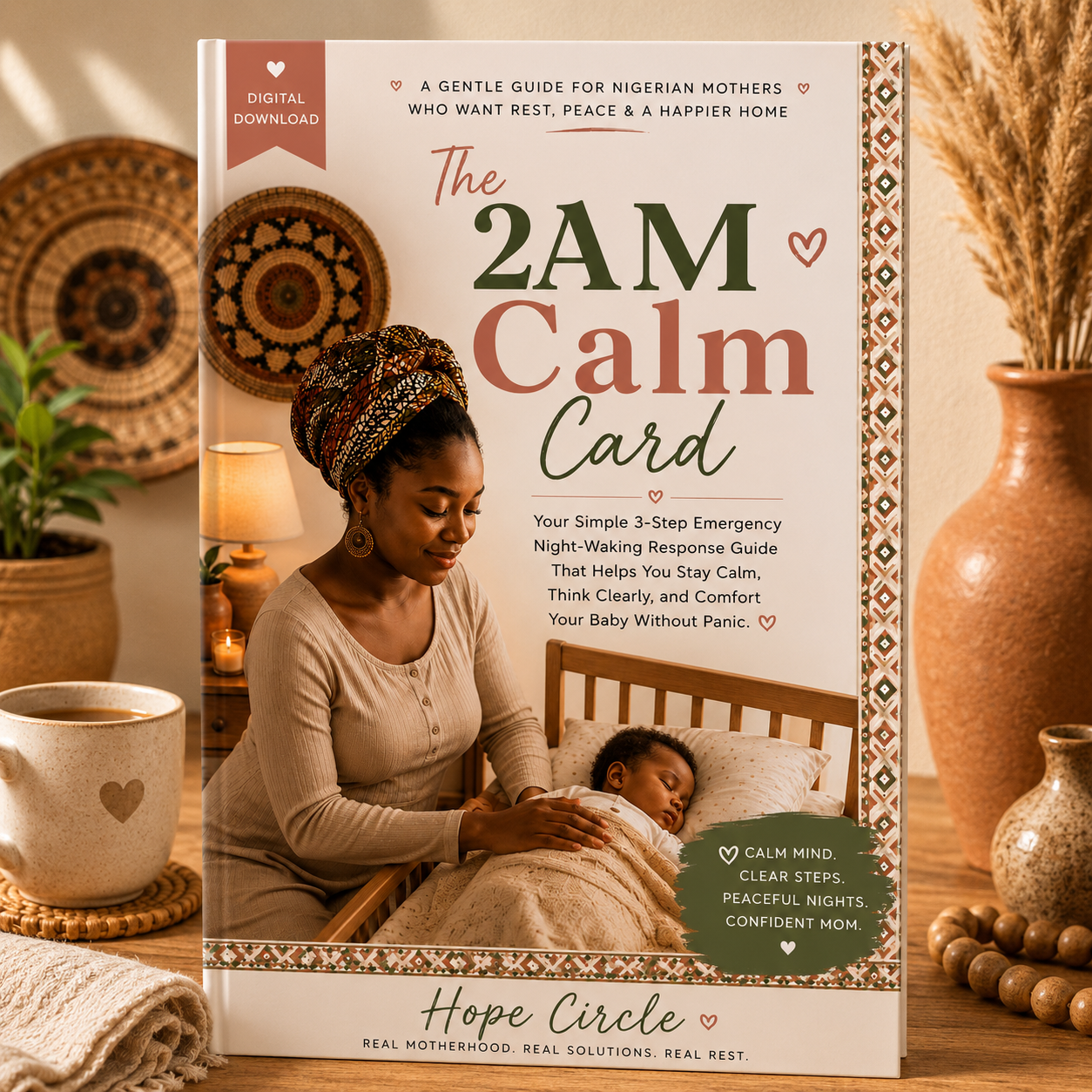 2AM Calm Card Mockup